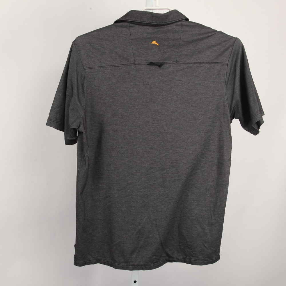Pittsburgh Steelers Tommy Bahama Polo Shirt Men's Medium Gray NFL Fan Apparel - Picture 4 of 11